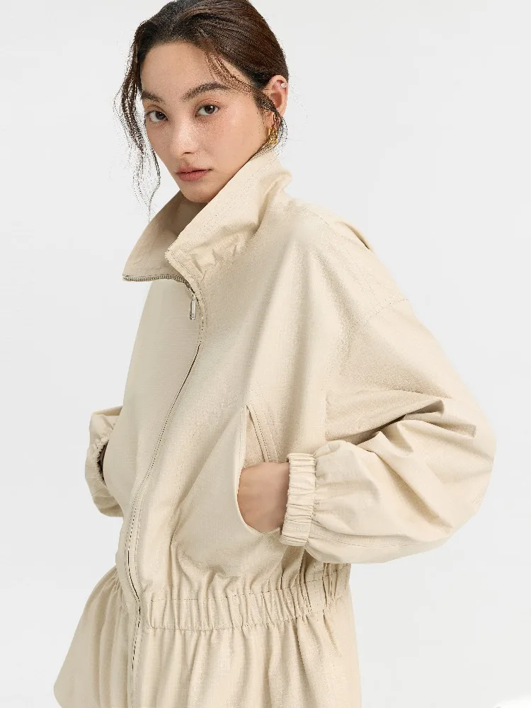 Real Leather Jacket For Women Stylish Printed Grid Waistband Sheepskin Jacket Elegant Lvory Beige Lapel Casual Sheepskin Topcoat
Real Leather Jacket For Women Stylish Printed Grid Waistband Sheepskin Jacket Elegant Lvory Beige Lapel Casual Sheepskin Topcoat