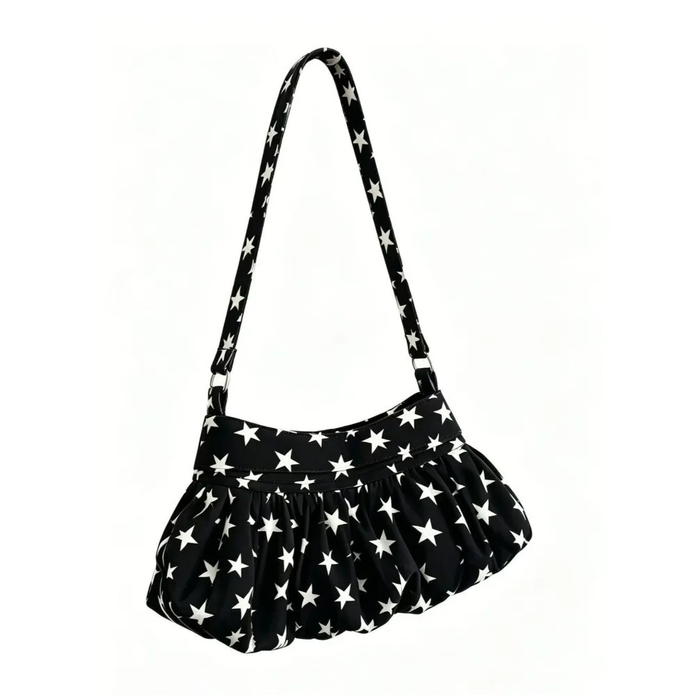 New Pleated Design Shoulder Bags Polka Dot Pattern Lace Trim Crossbody Bag Portable Large Capacity Tote Bag For Girls
New Pleated Design Shoulder Bags Polka Dot Pattern Lace Trim Crossbody Bag Portable Large Capacity Tote Bag For Girls