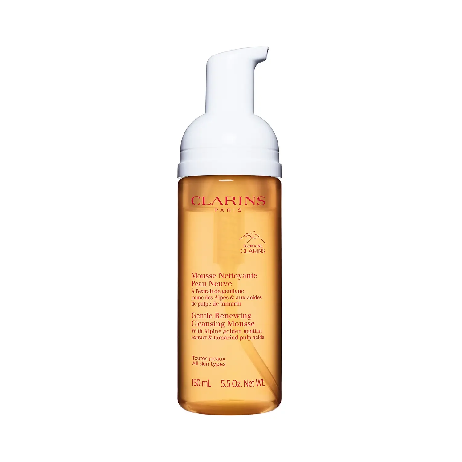 Clarins - Gentle Renewing Cleansing Mousse (150ml)
Clarins - Gentle Renewing Cleansing Mousse (150ml)