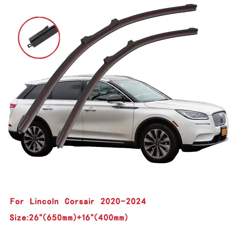 For Lincoln Corsair 2020-2024 Car Windshield Wiper Blade Front Windscreen Brushes Washer Accessories Cleaning Replacement Parts
For Lincoln Corsair 2020-2024 Car Windshield Wiper Blade Front Windscreen Brushes Washer Accessories Cleaning Replacement Parts