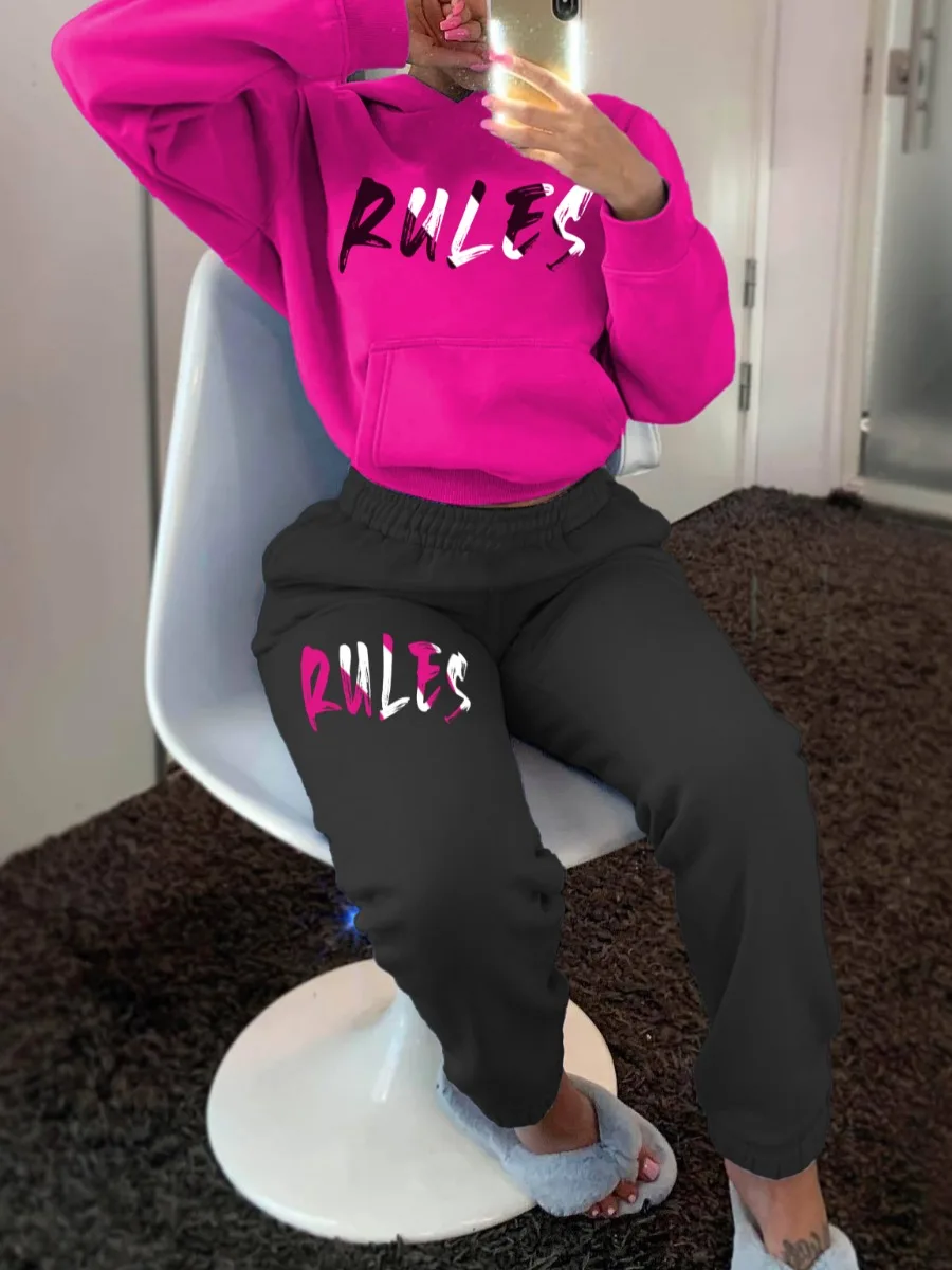 LW Plus Size women's clothing Fleece Print Kangaroo Pocket Tracksuit Set Autumn winter warm tracksuit set long sleeve Hoodie set
LW Plus Size women's clothing Fleece Print Kangaroo Pocket Tracksuit Set Autumn winter warm tracksuit set long sleeve Hoodie set