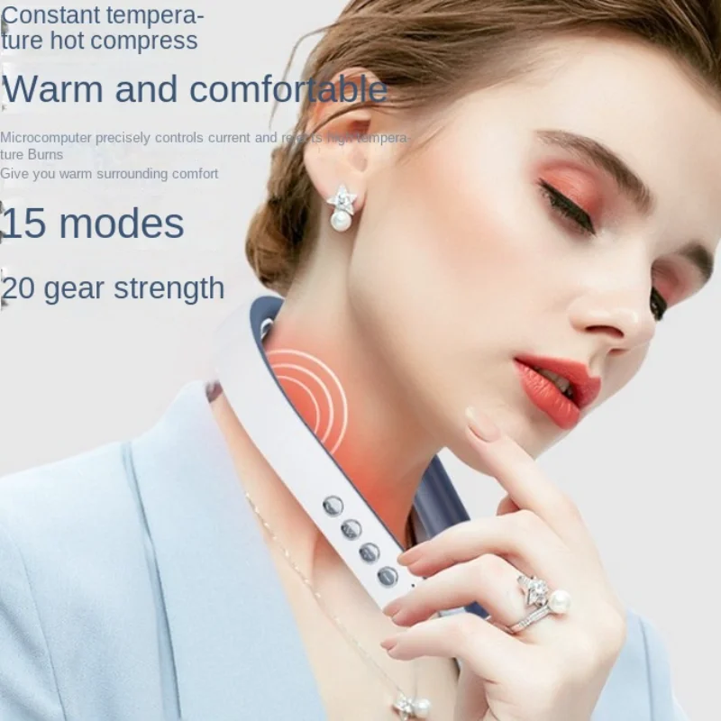 Electric Pulse Neck Cervical Massager Heated 15 Modes USB Constant Temperature Warm Compress Relieves Soreness Portable
Electric Pulse Neck Cervical Massager Heated 15 Modes USB Constant Temperature Warm Compress Relieves Soreness Portable