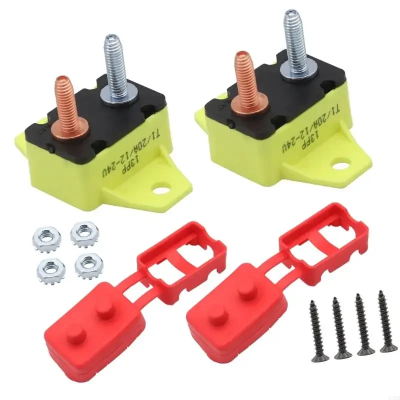 2PCS 20A Plastic Automatic Reset Overcurrent Protective 16.8mm Bolt Length Fit for Automotive Marine Use
2PCS 20A Plastic Automatic Reset Overcurrent Protective 16.8mm Bolt Length Fit for Automotive Marine Use