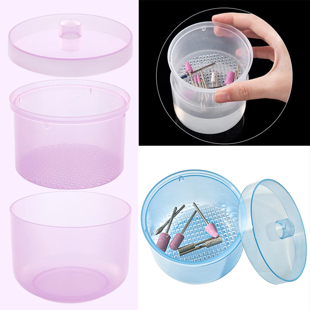 1Pc Nail Art Drill Bits/Nail Polishing Head Sterilization Box 82*85mm Round Cleaning Disinfection Storage/Soak Bowl Washing Tool
1Pc Nail Art Drill Bits/Nail Polishing Head Sterilization Box 82*85mm Round Cleaning Disinfection Storage/Soak Bowl Washing Tool