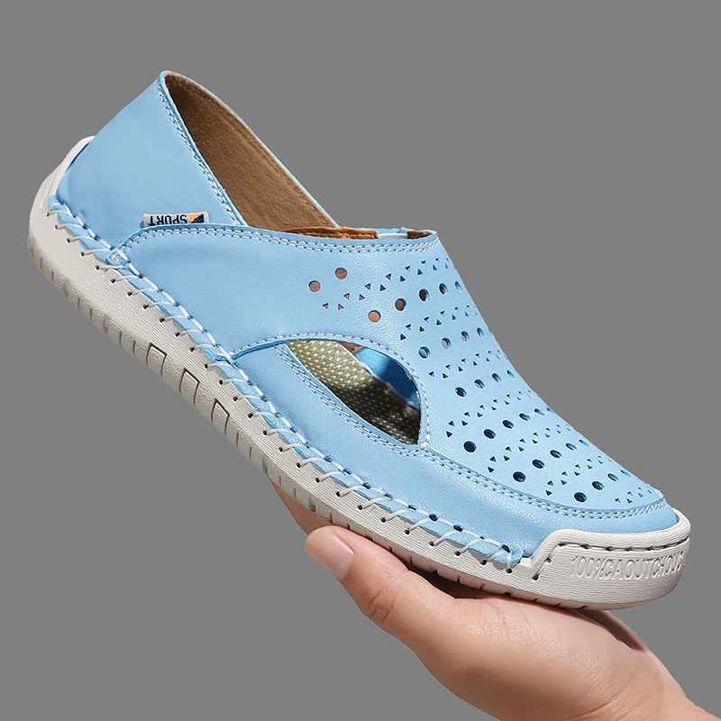 Summer New Handmade Slip-On Leather Shoes Large Size Women's Sandals Easy to Wear Cross-Border Shipping Available
Summer New Handmade Slip-On Leather Shoes Large Size Women's Sandals Easy to Wear Cross-Border Shipping Available