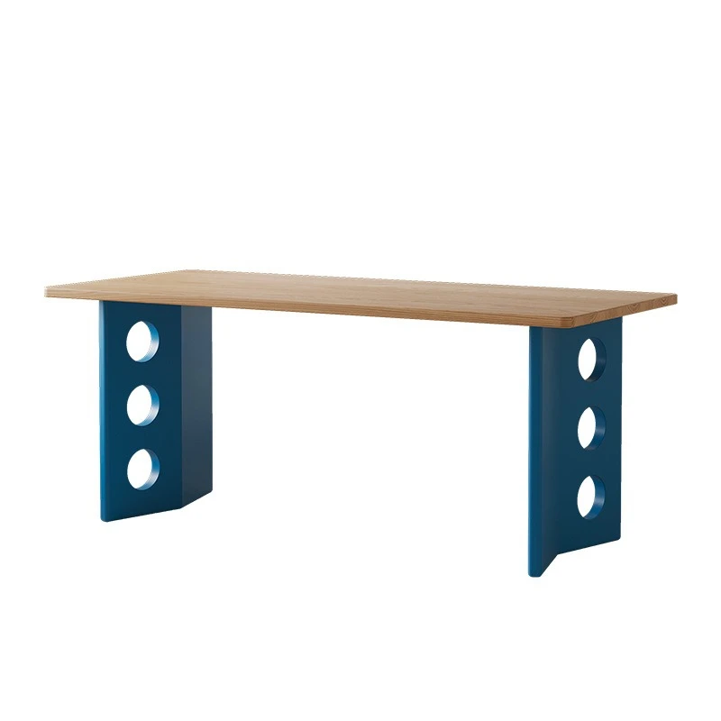 Modern simple dining table, household solid wood dining table and chairs, a set of living room rectangular desk
Modern simple dining table, household solid wood dining table and chairs, a set of living room rectangular desk