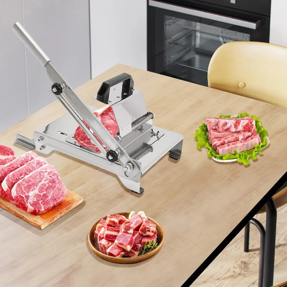 Stainless Steel Manual Meat Slicer Machine Frozen Meat Cutter Food Vegetables Slicer for Home Cooking Hotpot Shabu
Stainless Steel Manual Meat Slicer Machine Frozen Meat Cutter Food Vegetables Slicer for Home Cooking Hotpot Shabu