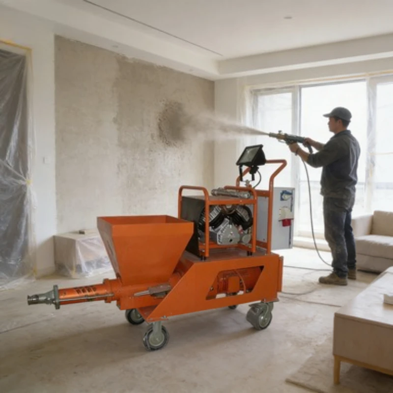 Automatic Mortar Spraying Machine for Wall Construction Cement Plastering Equipment High Efficiency
Automatic Mortar Spraying Machine for Wall Construction Cement Plastering Equipment High Efficiency