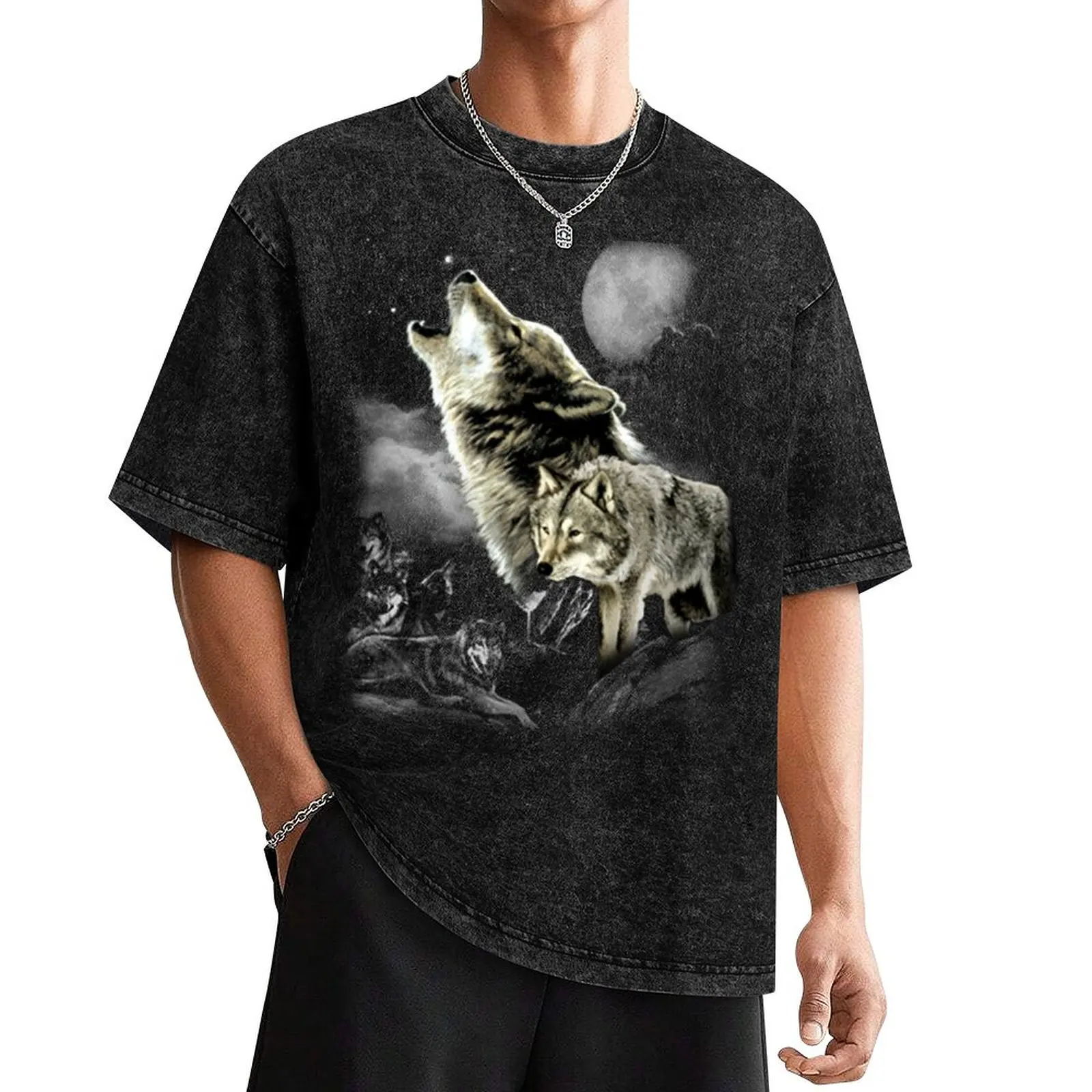 Wolves Howling in Moonlight T-Shirt anime t shirts anime man clothes men t shirts
Wolves Howling in Moonlight T-Shirt anime t shirts anime man clothes men t shirts