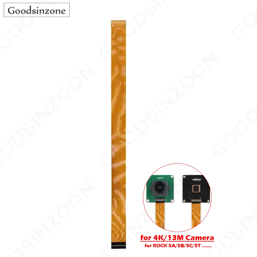 Radxa 31P to 31P FPC Cable for ROCK 5A/5B/5C/5T, Cubie A7Z, A7S – for 4K/13M Camera, Opposite Side, 150mm
Radxa 31P to 31P FPC Cable for ROCK 5A/5B/5C/5T, Cubie A7Z, A7S – for 4K/13M Camera, Opposite Side, 150mm