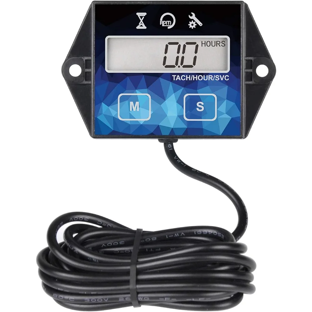 Small Engine Hour Meter Digital Tachometer Maintenance Reminder Battery Replaceable User Shutdown for Lawn Mower Tractor
Small Engine Hour Meter Digital Tachometer Maintenance Reminder Battery Replaceable User Shutdown for Lawn Mower Tractor
