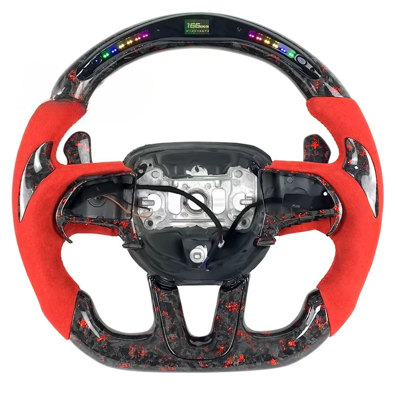 Light Emitting Diode Display Forged Carbon Fiber Steering Wheel Charger 
Light Emitting Diode Display Forged Carbon Fiber Steering Wheel Charger