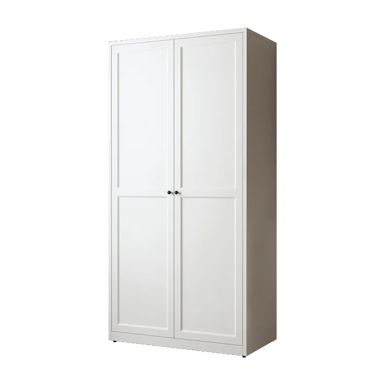 Wrought iron household bedroom wardrobe cabinet, simple European glass door metal combination
Wrought iron household bedroom wardrobe cabinet, simple European glass door metal combination