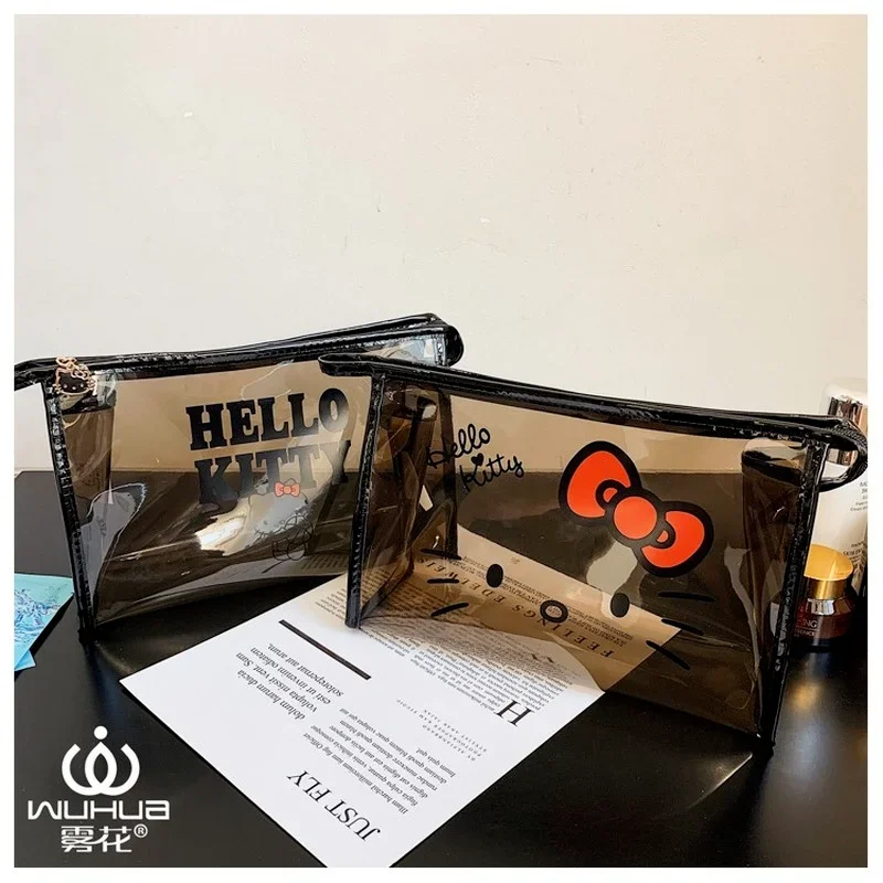 Hello Kitty Portable Cosmetic Bag Cartoon Makeup Case Wash Box Sanrio Makeup Purse Transparent Pouch Kawaii Handbags for Women
Hello Kitty Portable Cosmetic Bag Cartoon Makeup Case Wash Box Sanrio Makeup Purse Transparent Pouch Kawaii Handbags for Women