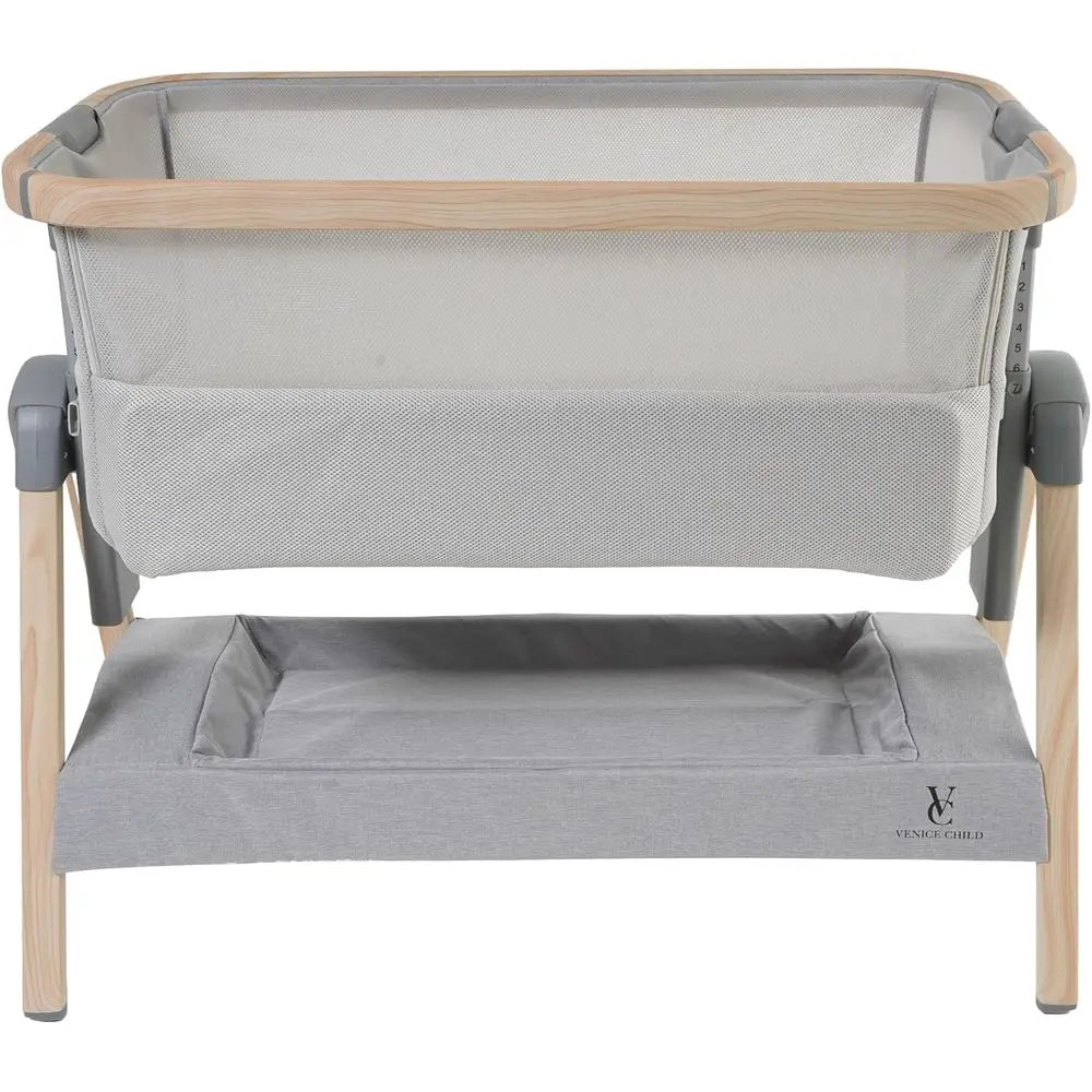 California Dreaming Bedside Crib Bassinet w/Travel Case, Bamboo Bassinet Sheet, Removable Bamboo Compressed Cotton Mattress, Hei
California Dreaming Bedside Crib Bassinet w/Travel Case, Bamboo Bassinet Sheet, Removable Bamboo Compressed Cotton Mattress, Hei