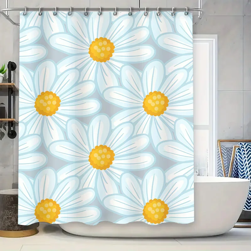 Blue White Floral Shower Curtain Flower Print Bathroom Decor for Kids Room Decoration
Blue White Floral Shower Curtain Flower Print Bathroom Decor for Kids Room Decoration