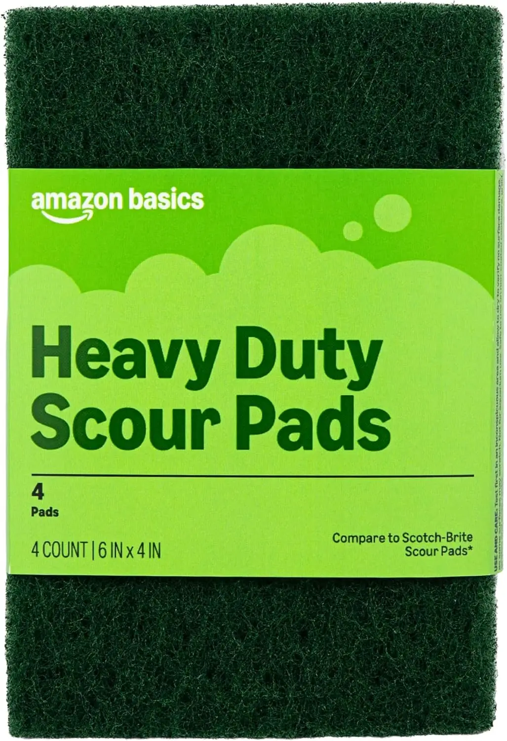 Heavy Duty Scour Pads for Kitchen and Outdoor Cleaning 4 Pack
Heavy Duty Scour Pads for Kitchen and Outdoor Cleaning 4 Pack