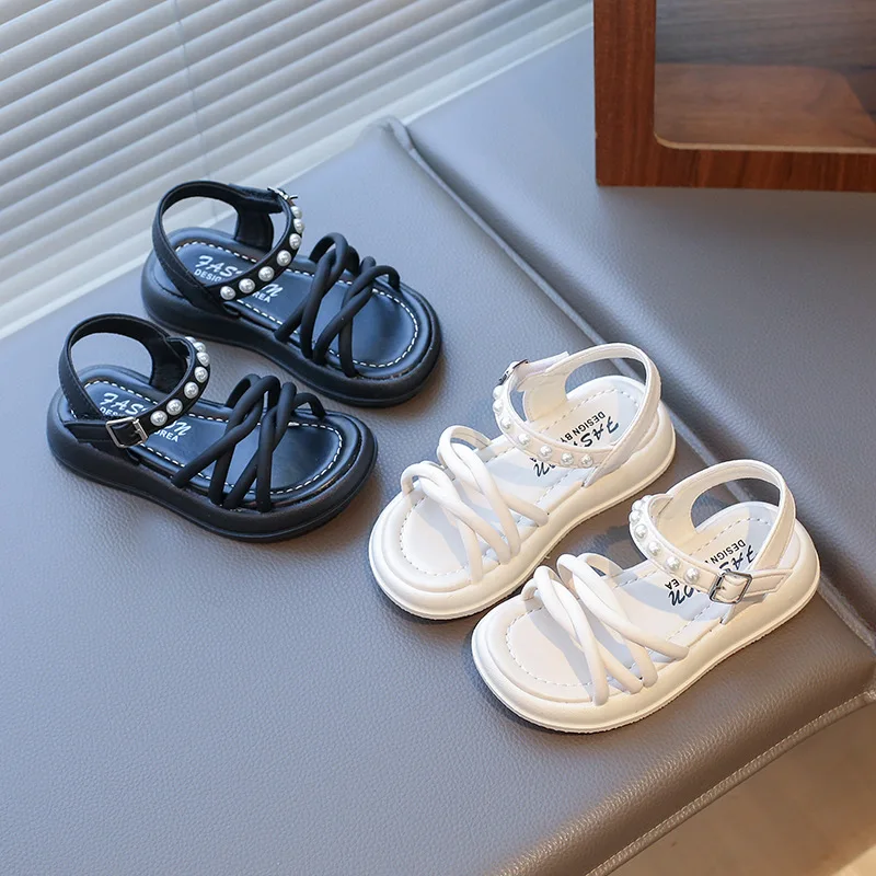 Children's Pearl Sandals Summer 2025 New Korean Edition Versatile Fashion Thick soled Roman Shoes Girls' Cross Beach Shoes
Children's Pearl Sandals Summer 2025 New Korean Edition Versatile Fashion Thick soled Roman Shoes Girls' Cross Beach Shoes