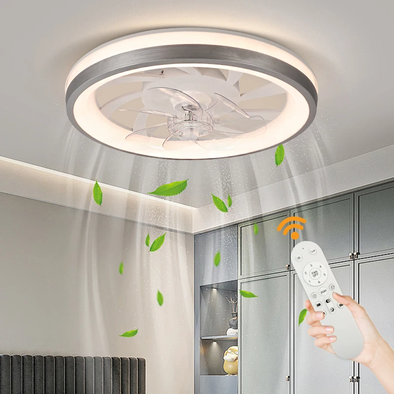 Modern LED Intelligent Ceiling Fan Light, Remote Unlimited Dimming, Six Speed Silent Electric Fan, Living Room, Bedroom Lighting
Modern LED Intelligent Ceiling Fan Light, Remote Unlimited Dimming, Six Speed Silent Electric Fan, Living Room, Bedroom Lighting