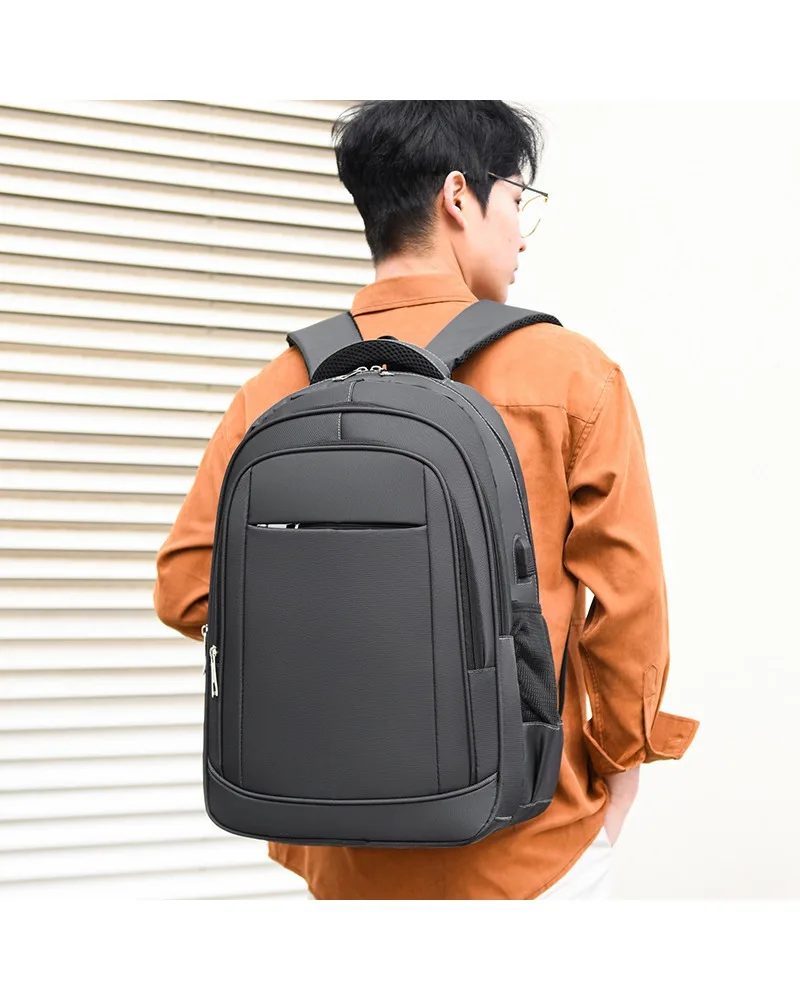 Korean version multi-functional backpack usb charging men's computer bag, large-capacity casual business notebook backpack
Korean version multi-functional backpack usb charging men's computer bag, large-capacity casual business notebook backpack