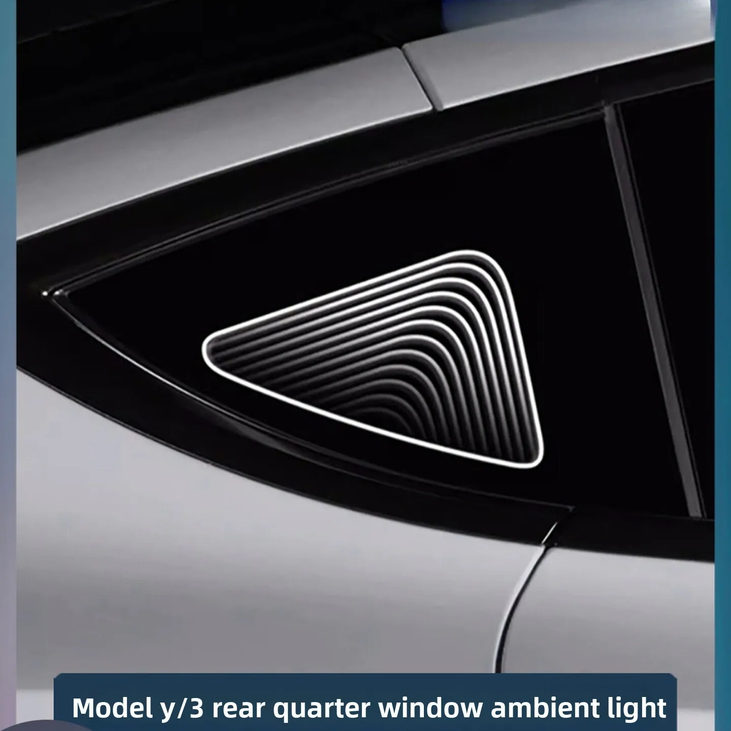 Suitable for Tesla Model Y/3 Rear Window Triangle Ambient Light Abyss Mirror Decoration LED Modification Accessories
Suitable for Tesla Model Y/3 Rear Window Triangle Ambient Light Abyss Mirror Decoration LED Modification Accessories