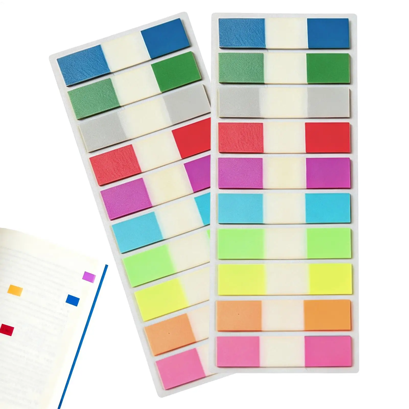 400Pcs Sticky Index Tabs Colorful Index Tabs Self-Adhesive Stickers Sticky Note Pads Note Stationery School Office Supplies
400Pcs Sticky Index Tabs Colorful Index Tabs Self-Adhesive Stickers Sticky Note Pads Note Stationery School Office Supplies