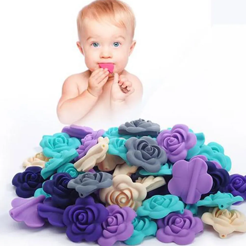 30 Pcs Tooth Molar Silicone Beads Pacifiers Soother Infant Baby Teething Toy for Loose
30 Pcs Tooth Molar Silicone Beads Pacifiers Soother Infant Baby Teething Toy for Loose