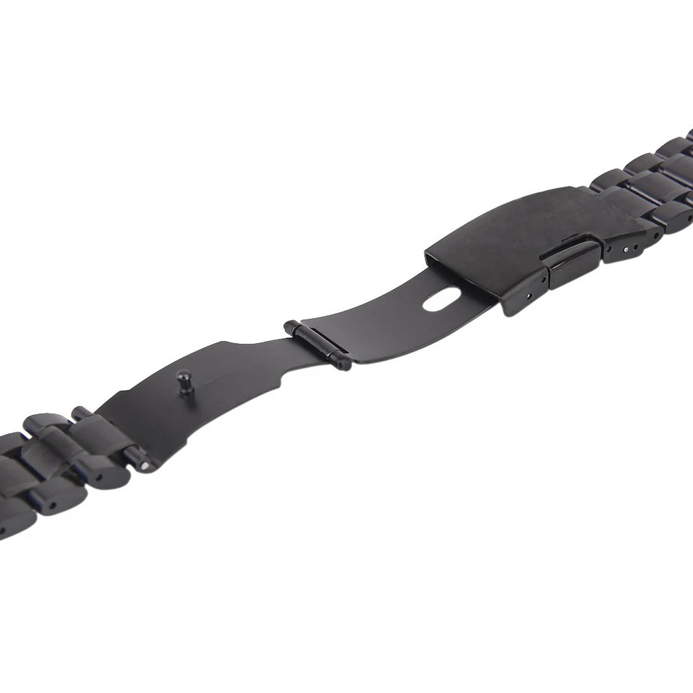 22mm Stainless Steel Watch Band Curved End 173mm 3 5mm Foldover Clasp Black Replacement Strap Spring Bars Included
22mm Stainless Steel Watch Band Curved End 173mm 3 5mm Foldover Clasp Black Replacement Strap Spring Bars Included