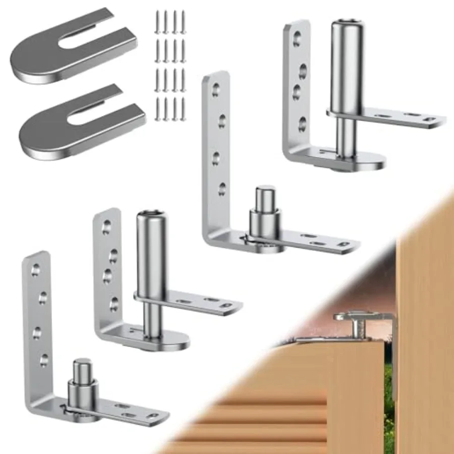 Saloon Door Hinges, Double Action Spring Hinge Self Closing, Heavy Duty Swinging Door Hardware for Cafe Doors, Two Way Swing, 3
Saloon Door Hinges, Double Action Spring Hinge Self Closing, Heavy Duty Swinging Door Hardware for Cafe Doors, Two Way Swing, 3