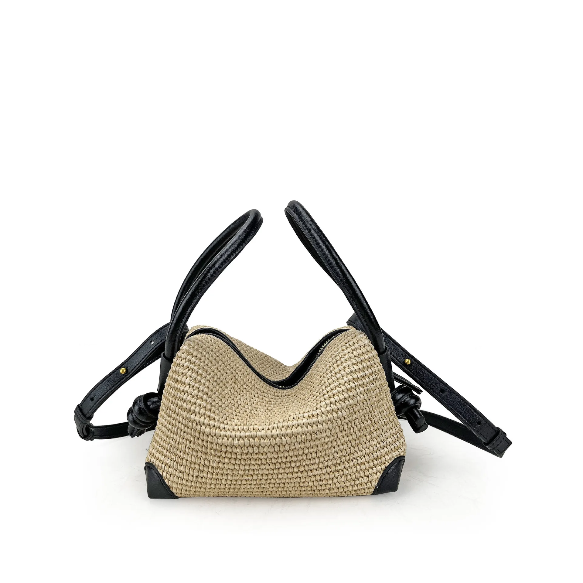 Lafite spliced cowhide handbag 2025 new niche design French resort beach bag fashionable ladies one-shoulder crossbody bag
Lafite spliced cowhide handbag 2025 new niche design French resort beach bag fashionable ladies one-shoulder crossbody bag