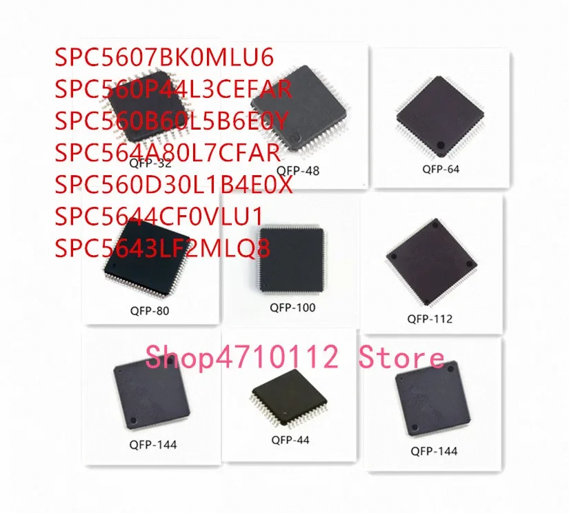 10PCS SPC5607BK0MLU6 SPC560P44L3CEFAR SPC560B60L5B6E0Y SPC564A80L7CFAR SPC560D30L1B4E0X SPC5644CF0VLU1 SPC5643LF2MLQ8 IC
10PCS SPC5607BK0MLU6 SPC560P44L3CEFAR SPC560B60L5B6E0Y SPC564A80L7CFAR SPC560D30L1B4E0X SPC5644CF0VLU1 SPC5643LF2MLQ8 IC