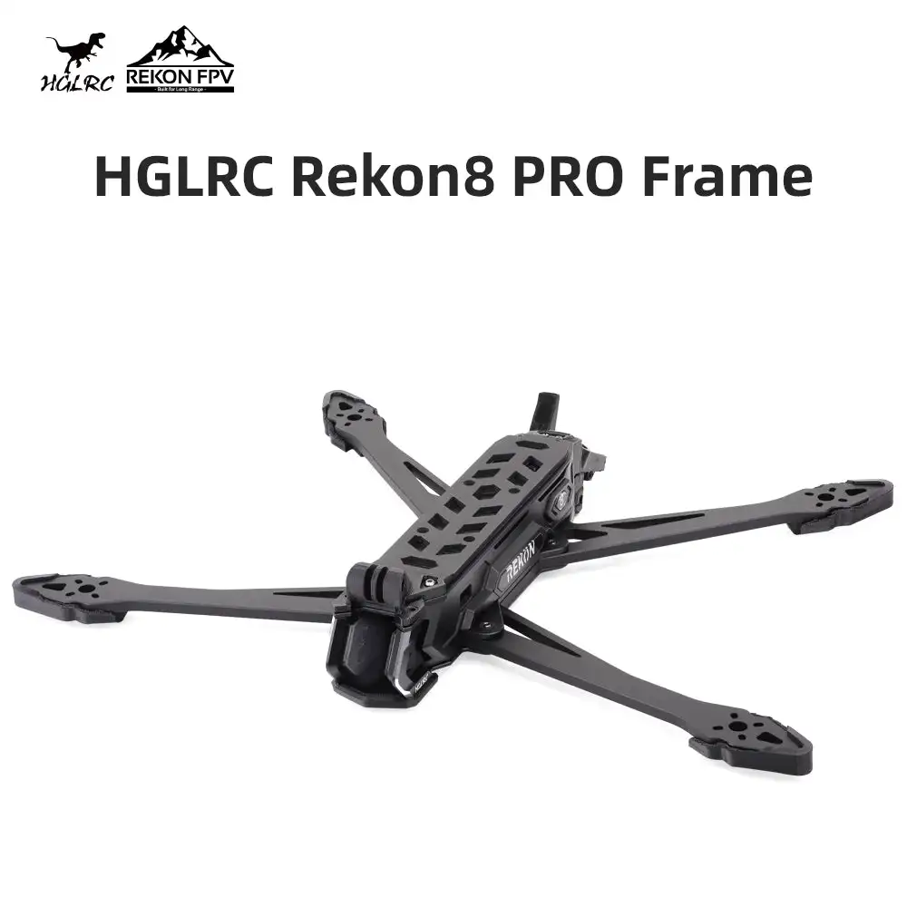 HGLRC Rekon8 PRO Frame Kit 8 Inch Carbon Fiber Long Range FPV Drone Frame
HGLRC Rekon8 PRO Frame Kit 8 Inch Carbon Fiber Long Range FPV Drone Frame