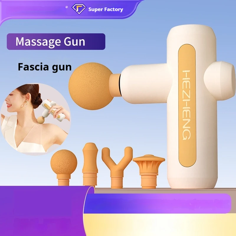 Fascia Gun Massage Gun Deep Tissue Muscle Massager Brushless Motor Multiple Replaceable Heads Business Custom Gift
Fascia Gun Massage Gun Deep Tissue Muscle Massager Brushless Motor Multiple Replaceable Heads Business Custom Gift