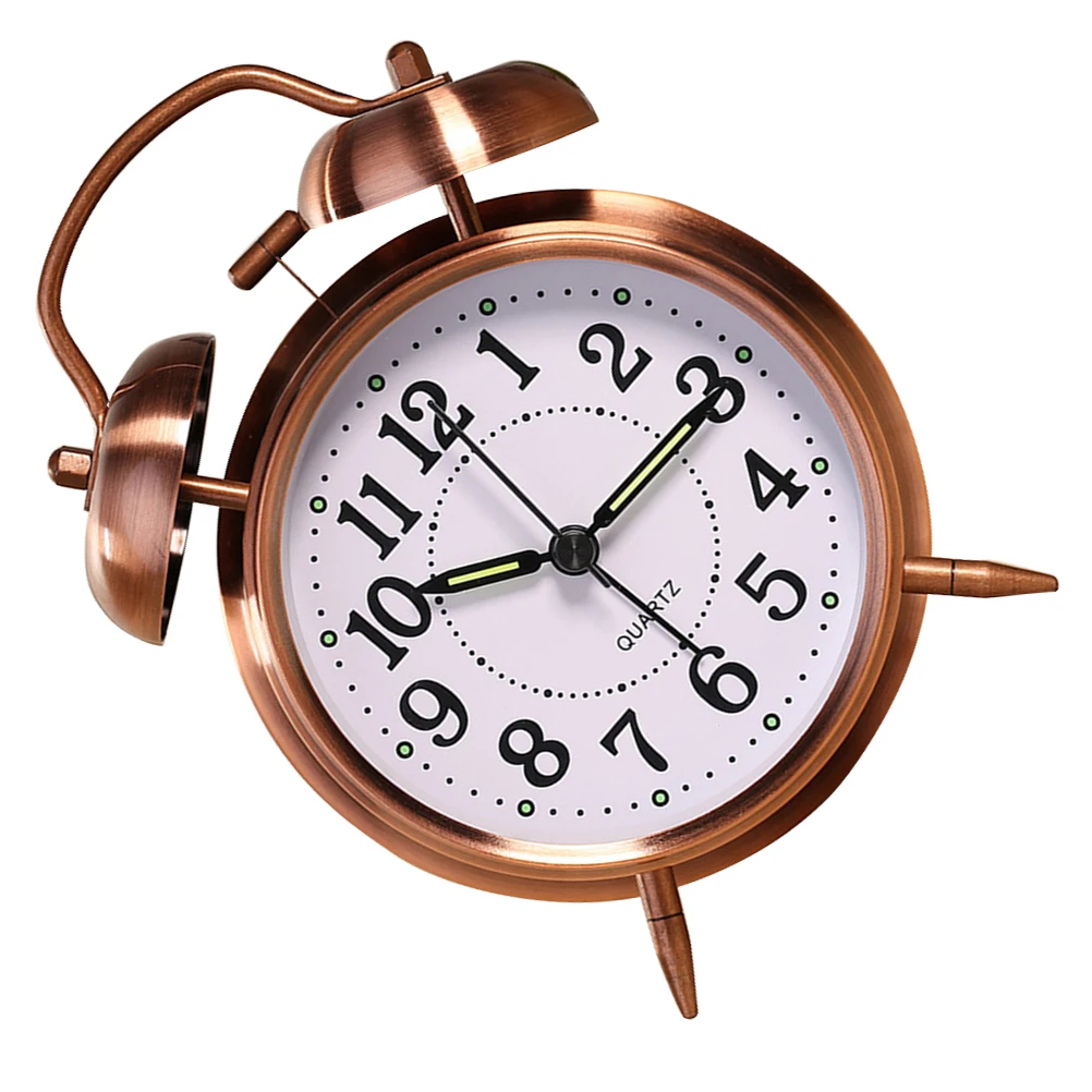 Luminous Alarm Clock Metal Desktop Household Double Bells Classic Clocks Premium Material Easy Time Setting Clear Sound
Luminous Alarm Clock Metal Desktop Household Double Bells Classic Clocks Premium Material Easy Time Setting Clear Sound