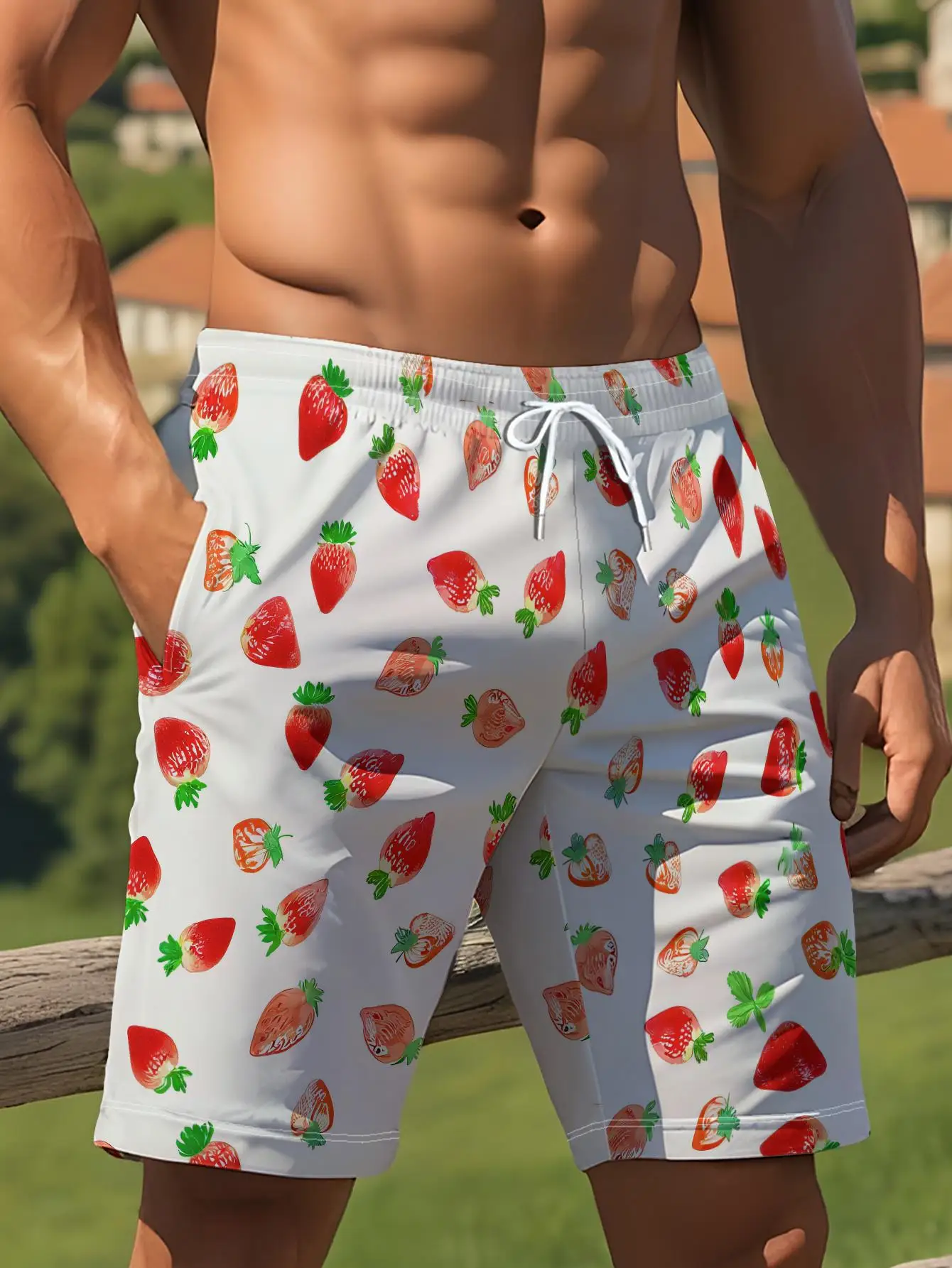Trending Hot Sale Summer Casual Men Beach Shorts Novelty Fruit Strawberry American Festival Loose Fit Swim Trunks Outdoor Travel
Trending Hot Sale Summer Casual Men Beach Shorts Novelty Fruit Strawberry American Festival Loose Fit Swim Trunks Outdoor Travel