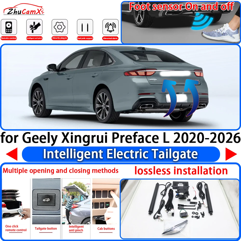 for Geely Xingrui Preface L 2020-2026 OEM Power Liftgate Trunk Electric Suction Tailgate Intelligent Tail Gate Lift Strut System
for Geely Xingrui Preface L 2020-2026 OEM Power Liftgate Trunk Electric Suction Tailgate Intelligent Tail Gate Lift Strut System