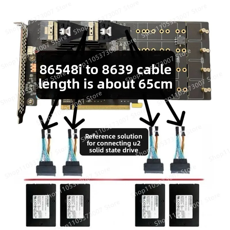 Motherboard-free pex chip pcie 4.0 expansion card for m.2 nvme ssd and u.2 drives
Motherboard-free pex chip pcie 4.0 expansion card for m.2 nvme ssd and u.2 drives