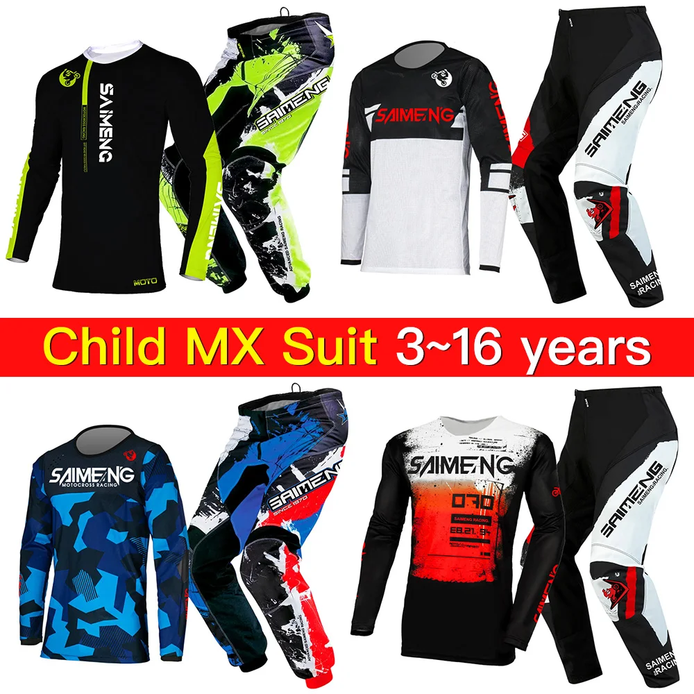 Enduro Suit Child Motorcycle Gear Kids Motocross Suit Boys And Girls Riding Outfit name number customize 3 4 5 6 7 8 9 year
Enduro Suit Child Motorcycle Gear Kids Motocross Suit Boys And Girls Riding Outfit name number customize 3 4 5 6 7 8 9 year