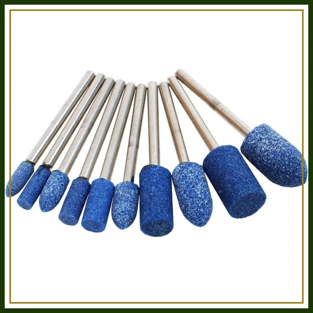 10pc Rotary Sanding Bits 1/8" Shank, Abrasive Stone Grinding Set for Metal Polishing & Deburring
10pc Rotary Sanding Bits 1/8" Shank, Abrasive Stone Grinding Set for Metal Polishing & Deburring