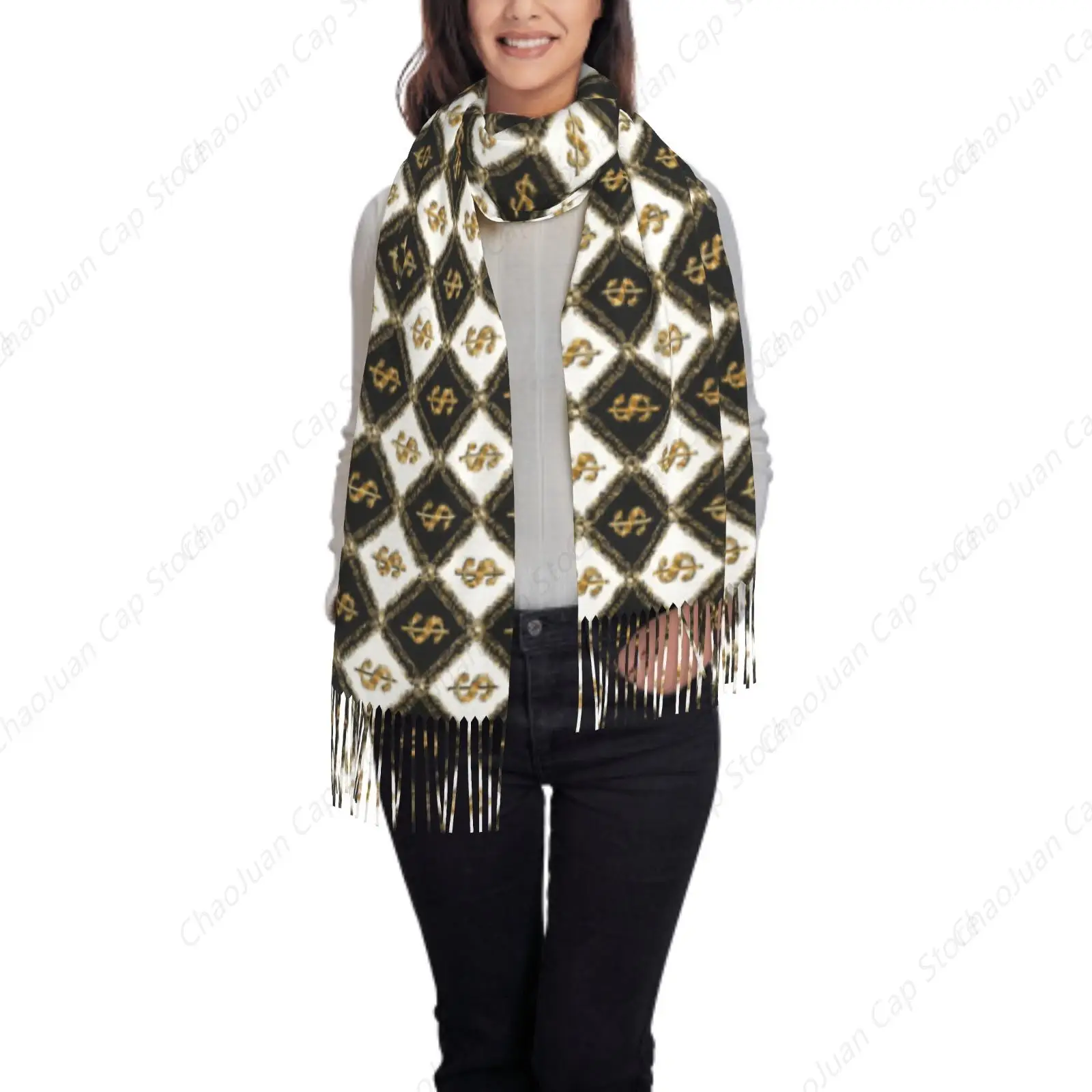 Glam Dollar Sign Pattern Print Cashmere Feel Winter Scarf Fashion Soft Warm Women Blanket Shawl Wrap
Glam Dollar Sign Pattern Print Cashmere Feel Winter Scarf Fashion Soft Warm Women Blanket Shawl Wrap