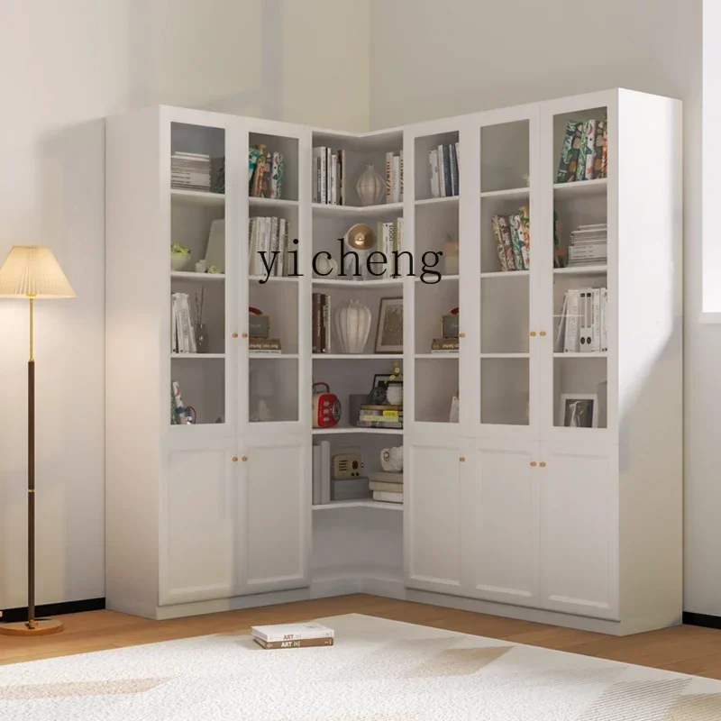 r5.20 Solid Wood Bookcase with Glass Door Storage Rack Floor Storage Dustproof Combination Cabinet
r5.20 Solid Wood Bookcase with Glass Door Storage Rack Floor Storage Dustproof Combination Cabinet