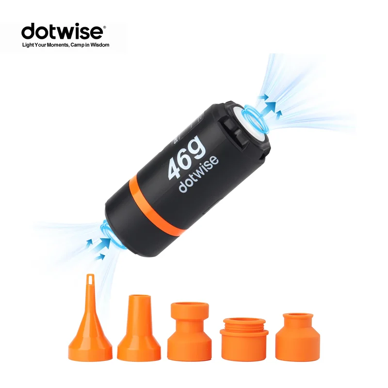 DOTWISE 46g ZERO PUMP Camping Air Pump Outdoor Hiking Portable Electric Inflator for Air Beds Inflatable Mats Swim Ring Deflate
DOTWISE 46g ZERO PUMP Camping Air Pump Outdoor Hiking Portable Electric Inflator for Air Beds Inflatable Mats Swim Ring Deflate