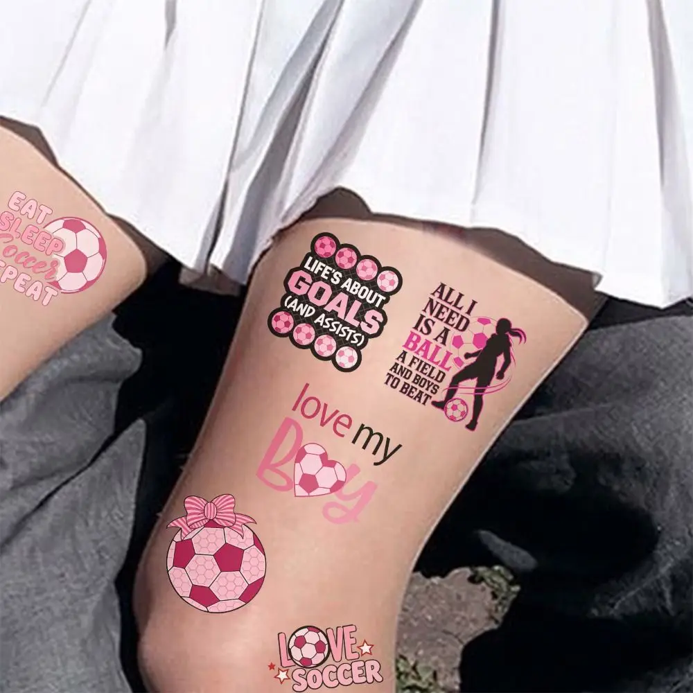 10Pcs New Pink Colour Football Sticker Removable Waterproof Cartoon Sticker Skin Safe Water Transfer Sticker Party Decoration
10Pcs New Pink Colour Football Sticker Removable Waterproof Cartoon Sticker Skin Safe Water Transfer Sticker Party Decoration