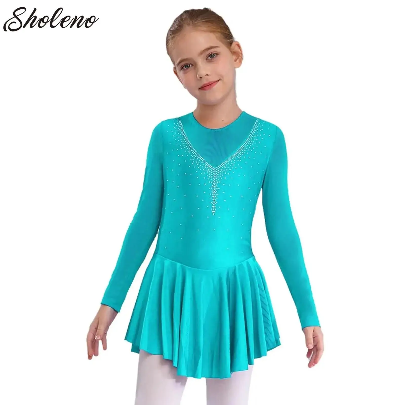New Professional Girls Ballet Tutu Dress Rhinestone Long Sleeves/Sleeveless Kids Lyrical Dance Gymnastics Leotard Costume
New Professional Girls Ballet Tutu Dress Rhinestone Long Sleeves/Sleeveless Kids Lyrical Dance Gymnastics Leotard Costume