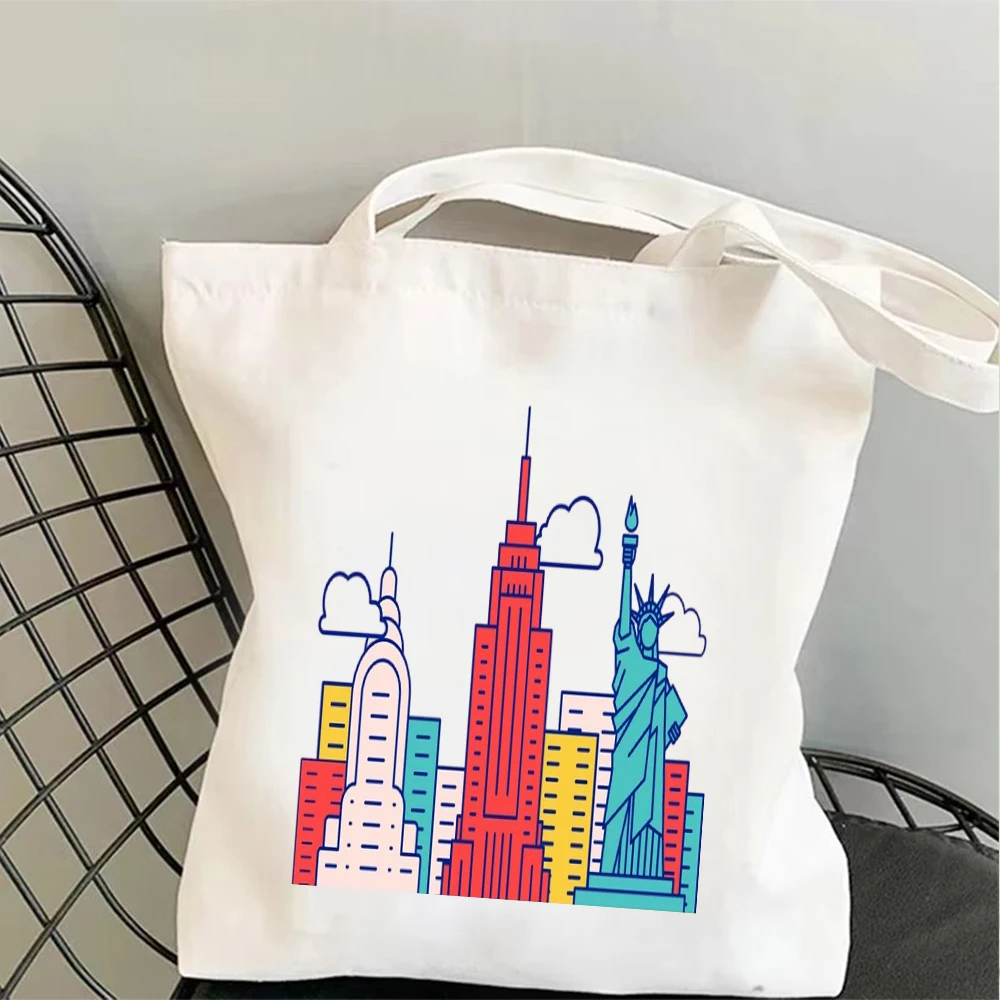 Colorful New York Skyline With Statue Of Liberty Canvas Tote Bag Spacious Handbag For City Sightseeing And Everyday Errands Use
Colorful New York Skyline With Statue Of Liberty Canvas Tote Bag Spacious Handbag For City Sightseeing And Everyday Errands Use