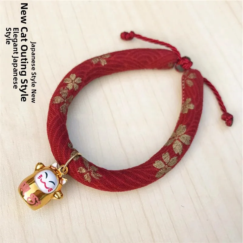 Red Sound Making Decorative Pet Collar for Kittens Lost Prevention Bell Dog Necklace Universal Size And Dog Leashes
Red Sound Making Decorative Pet Collar for Kittens Lost Prevention Bell Dog Necklace Universal Size And Dog Leashes