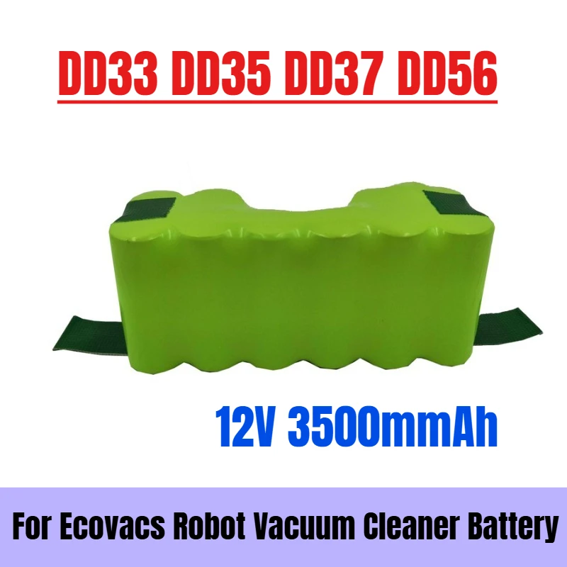 12V 3500mmAh for Ecovacs DD33 DD35 DD37 DD56 Robot Vacuum Cleaner Battery DM88
12V 3500mmAh for Ecovacs DD33 DD35 DD37 DD56 Robot Vacuum Cleaner Battery DM88