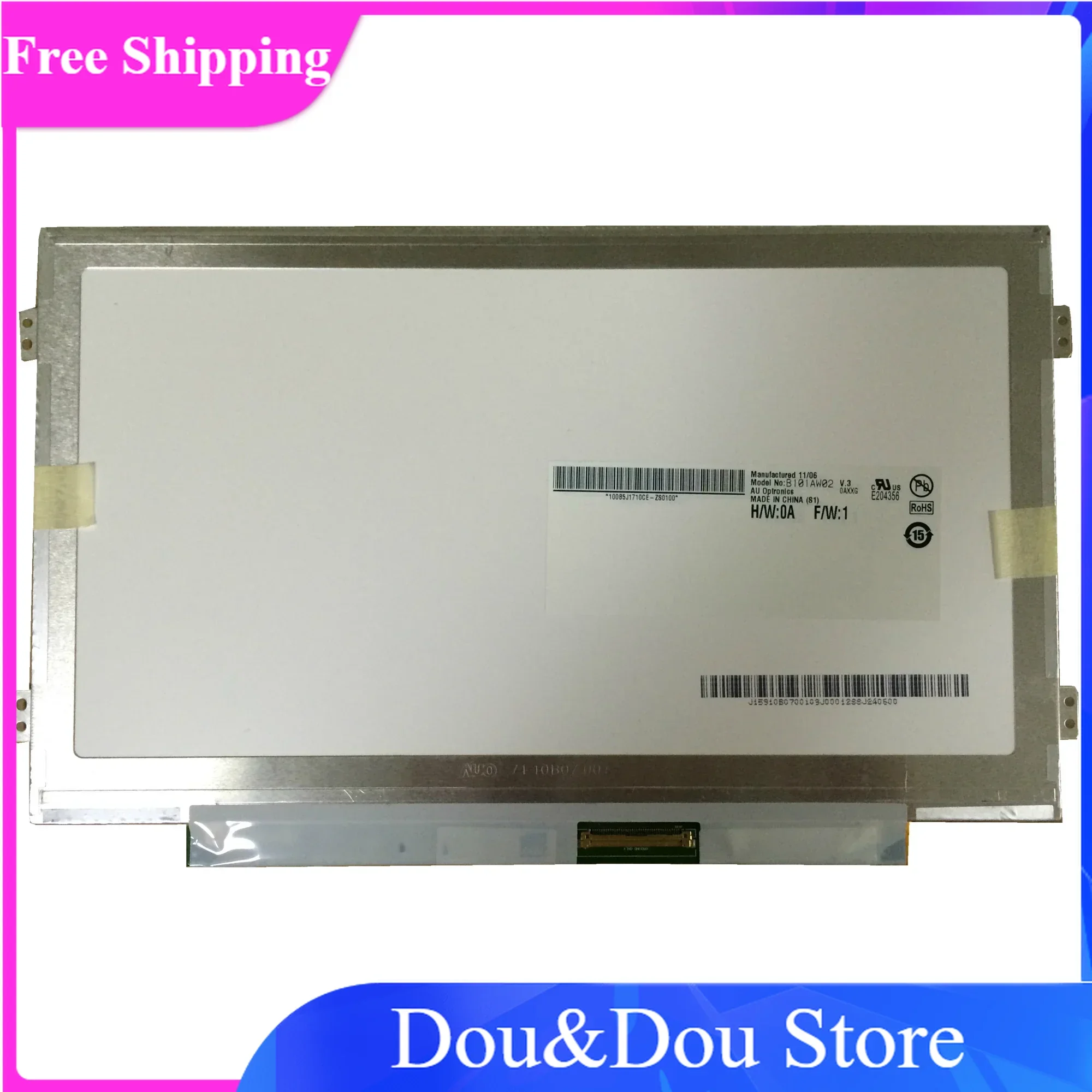 B101AW02 V.3 V.0 1024*600 10.1inch LED Display fit N101L6-L0D CLAA101NB03A Laptop Screen Panel SLIM NEW
B101AW02 V.3 V.0 1024*600 10.1inch LED Display fit N101L6-L0D CLAA101NB03A Laptop Screen Panel SLIM NEW
