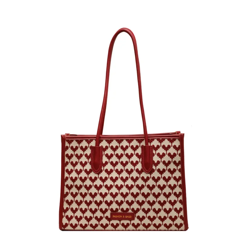 2025 Latest Women's Red Houndstooth Tote Bags | Stylish and Popular | Versatile for Work Commute | Single - Shoulder Bags
2025 Latest Women's Red Houndstooth Tote Bags | Stylish and Popular | Versatile for Work Commute | Single - Shoulder Bags