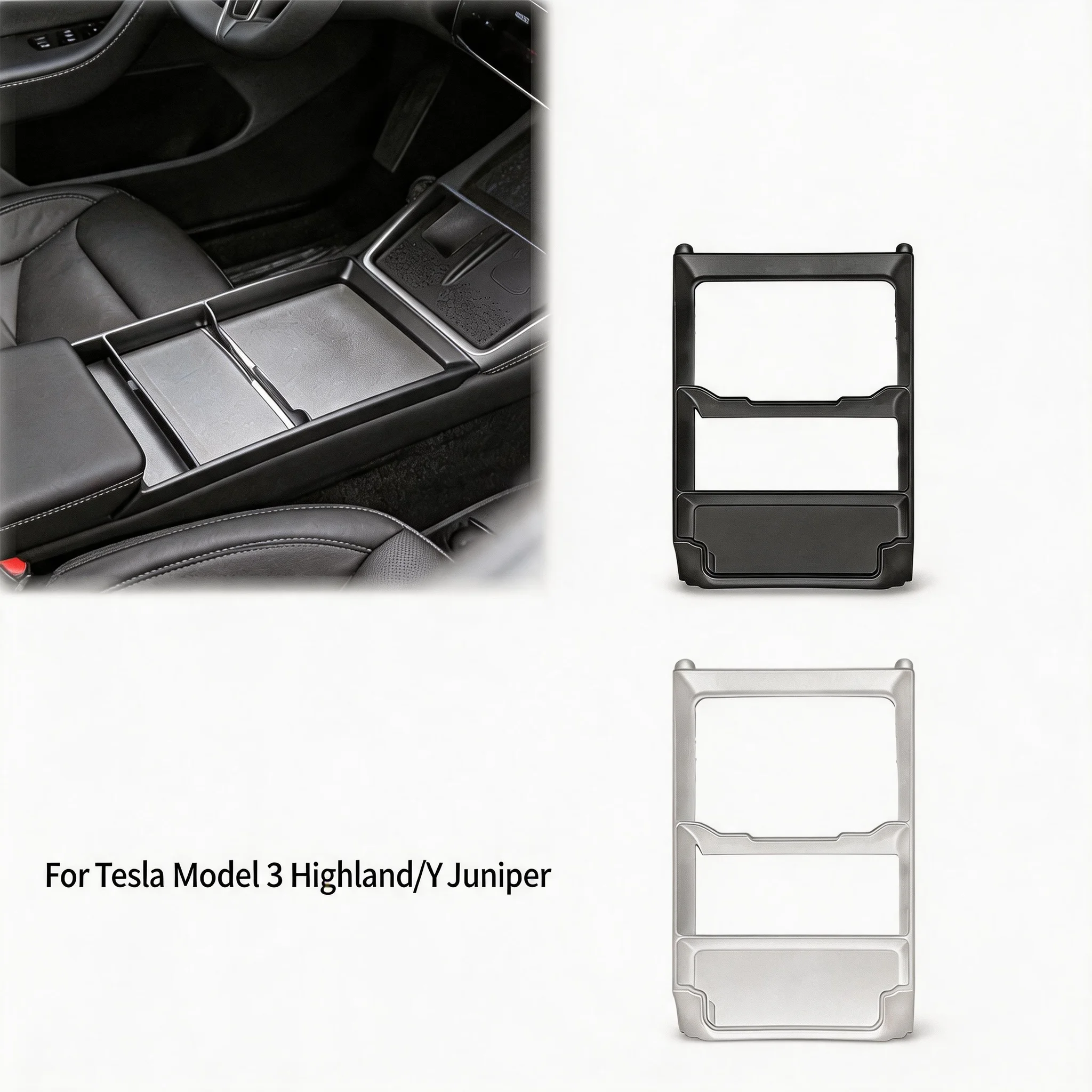 New Center Console Organizer for Tesla Model 3 Highland & Model Y Juniper Armrest Storage Tray Non-slip Interior Accessories
New Center Console Organizer for Tesla Model 3 Highland & Model Y Juniper Armrest Storage Tray Non-slip Interior Accessories